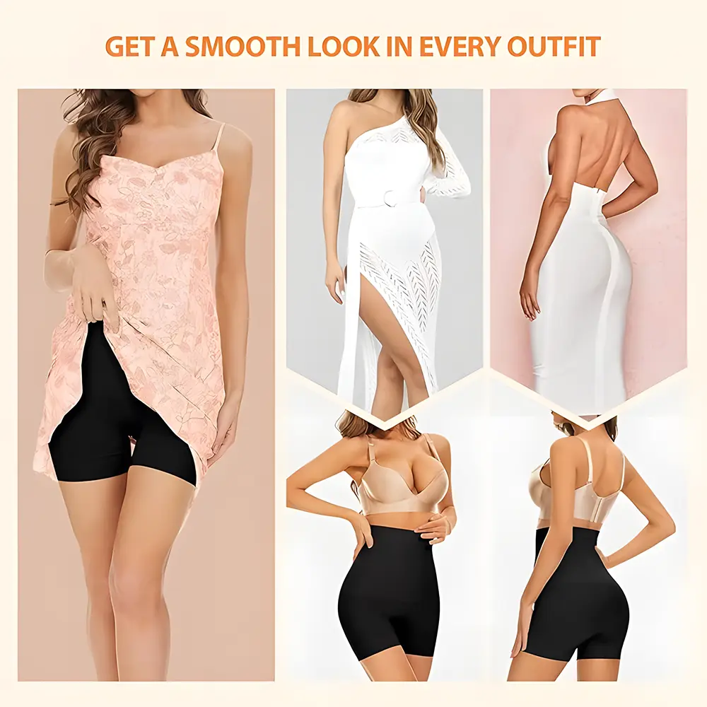 high waist tummy control shapewear for women – seamless waist shaper & body slimming shorts high waist tummy control shapewear for women – seamless waist shaper & body slimming shorts