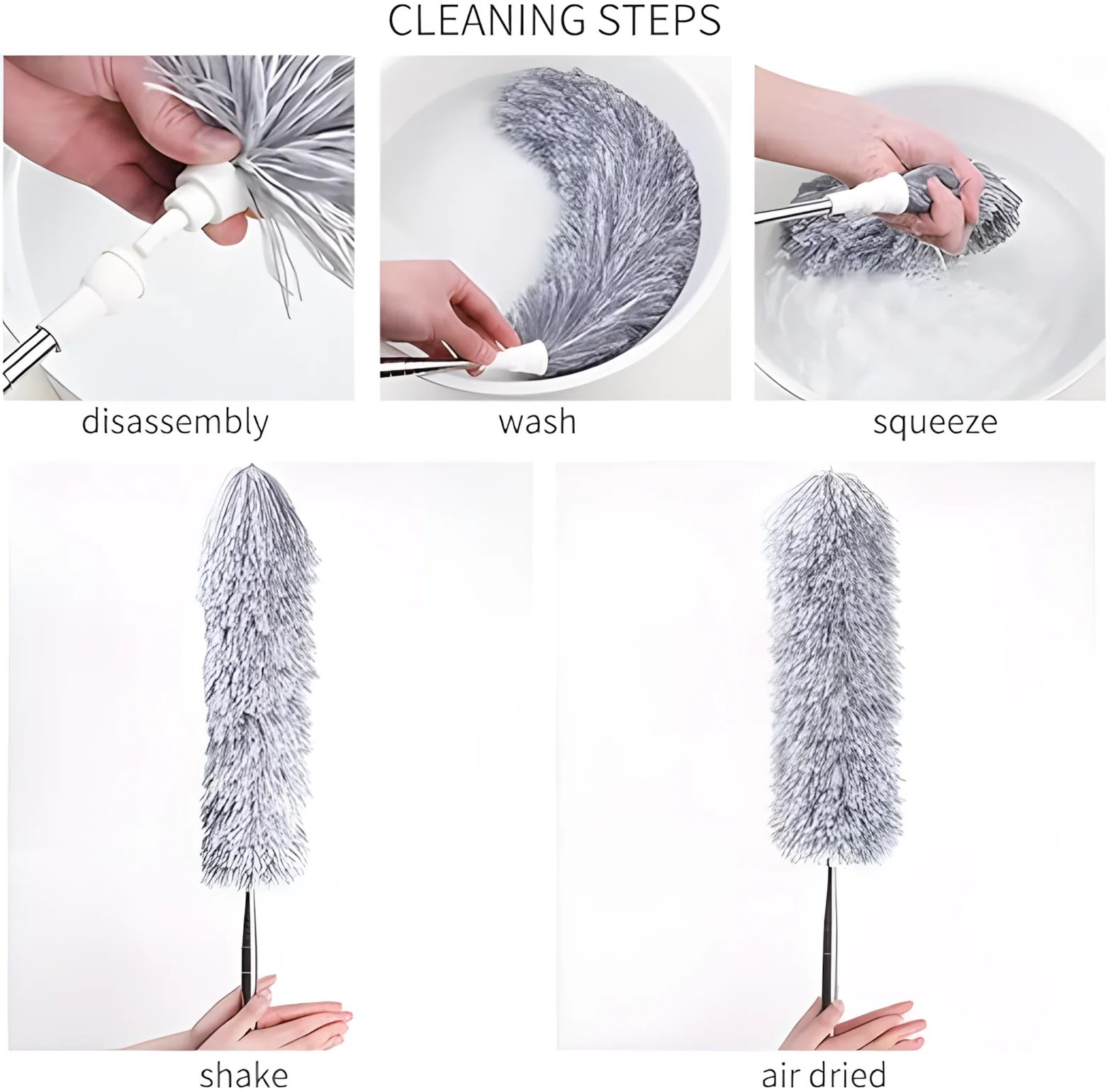 extendable microfiber duster (100cm) extendable microfiber duster (100cm)