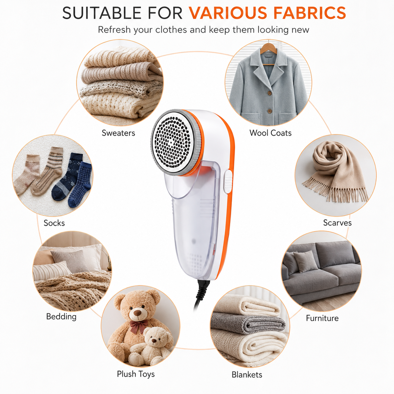 nova lint remover for clothes | electric fabric shaver | wool & sweater fuzz remover machine | portable lint cleaner for clothes, sofa, blanket & woolens nova lint remover for clothes | electric fabric shaver | wool & sweater fuzz remover machine | portable lint cleaner for clothes, sofa, blanket & woolens