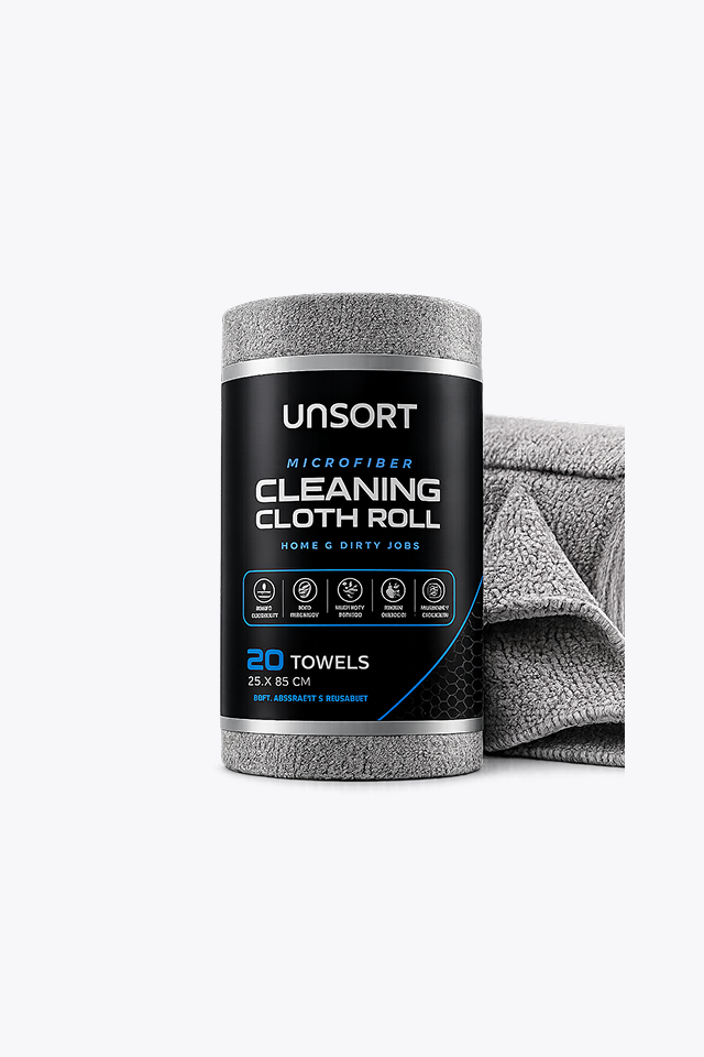 microfiber cleaning cloth roll | 20 reusable washable sheets | multipurpose kitchen cleaning wipes for home, car, glass & office | super absorbent lint free cleaning cloth roll microfiber cleaning cloth roll | 20 reusable washable sheets | multipurpose kitchen cleaning wipes for home, car, glass & office | super absorbent lint free cleaning cloth roll
