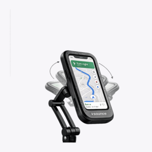 Home bike phone mount waterproof mobile holder for motorcycle & bicycle | 360° rotation | shockproof & secure handlebar phone holder for gps navigation