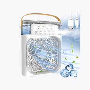 Home portable mini cooler fan with mist