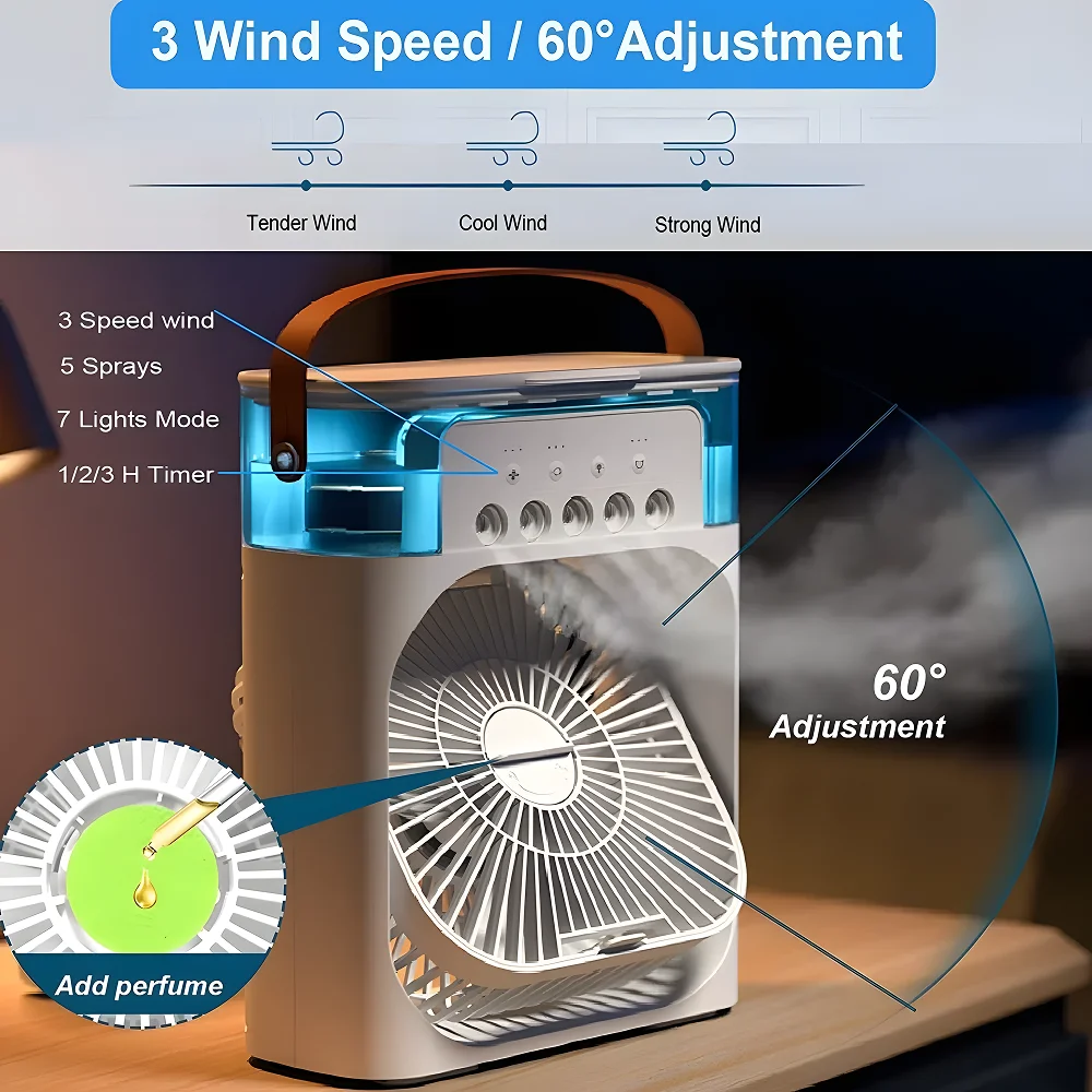 portable mini cooler fan with mist portable mini cooler fan with mist