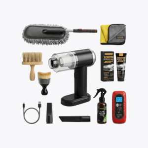 Home wireless car vacuum cleaner 120w + complete car cleaning kit
